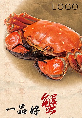 螃蟹 展架