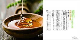 吴氏蜂蜜画册创意设计