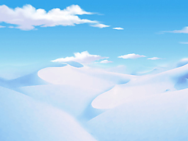 合成雪景