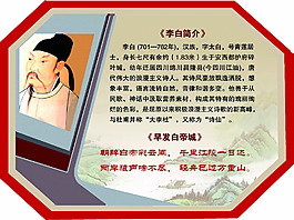 中華詩詞異形展板