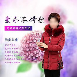 淘寶女裝主圖主圖素材中年女裝主圖直通車圖