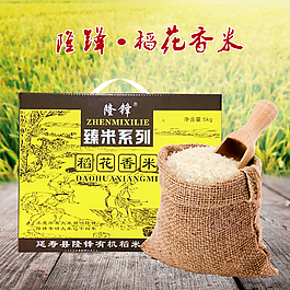 淘寶大米促銷主圖