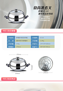 廚房用具促銷海報