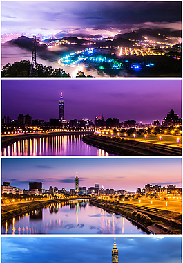 唯美城市夜景