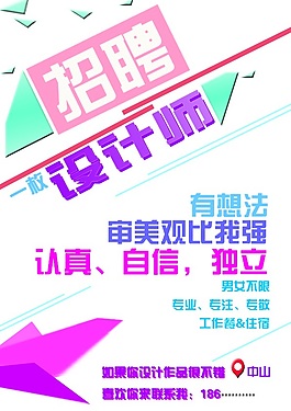 招聘海報