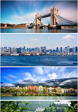 城市風(fēng)光背景