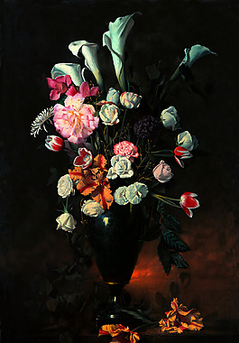 大师级 油画 静物