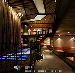 室內(nèi)樓梯3D模型