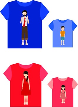 一家四口上衣設(shè)計