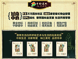 高檔房地產(chǎn)海報PSD源文件