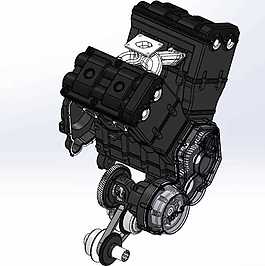 摩托車發(fā)動(dòng)機(jī)機(jī)械模型