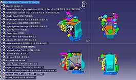 發(fā)動機機械模型