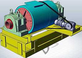 球磨機(jī)機(jī)械模型