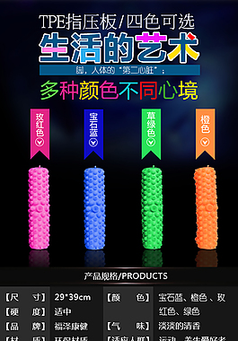 手機端指壓板詳情頁面