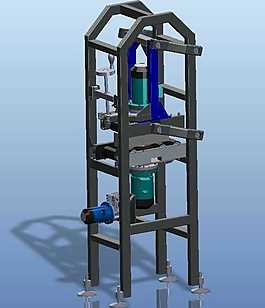 清洗機(jī)機(jī)械模型