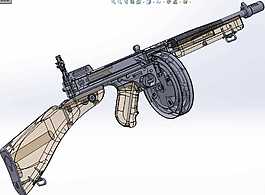 湯普森沖鋒槍機械模型