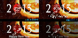 2015圣誕球轉(zhuǎn)動(dòng)的AE展示模板