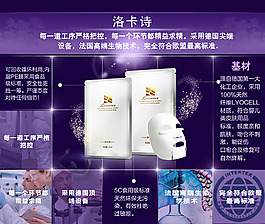 微商面膜海報
