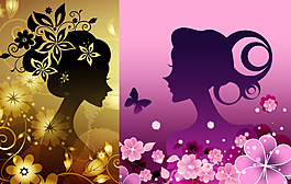 美容對(duì)比性效果圖