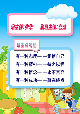 小學生展板圖片