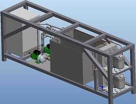 鋼結構用冷水機機械模型
