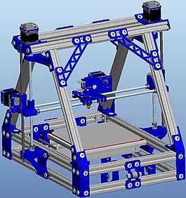 孟德爾3D打印機(jī)機(jī)械模型