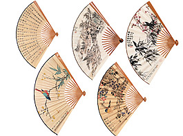 扇子 國(guó)風(fēng) 古韻 中國(guó)折扇 扇子