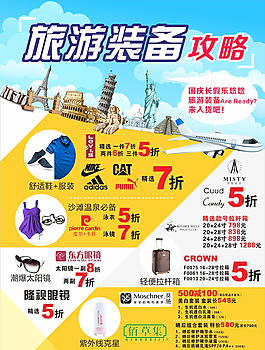 旅游裝備功攻略海報