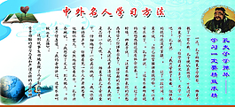 中外名人學習方法圖片