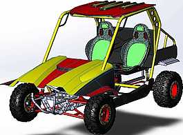 越野車機械模型
