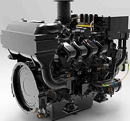 火車的柴油發(fā)動機機械模型