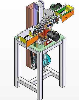 砂光機(jī)機(jī)械模型