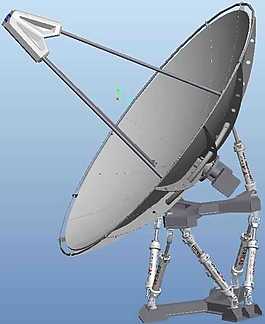 衛(wèi)星天線機械模型