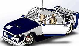 越野房車機械模型