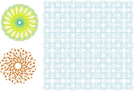矢量花紋