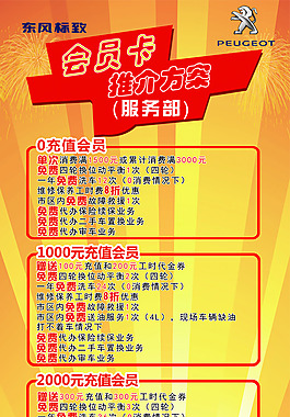 会员卡推介方案