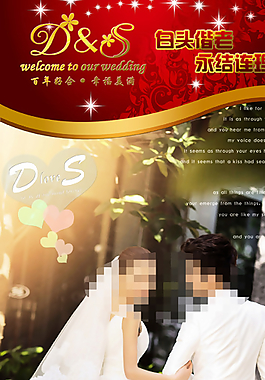 婚礼X展架图片