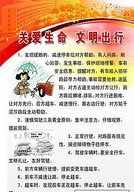 關(guān)愛生命 安全出行圖片