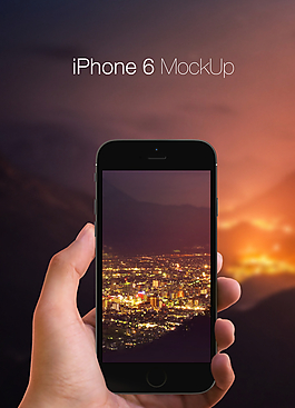 手持iPhone6圖片
