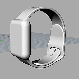 蘋果手表3D模型