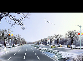 雪景圖片