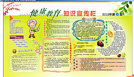 健康教育知識(shí)宣傳欄圖片