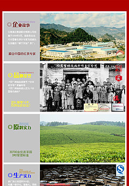 茶叶类企业文化淘宝详情页