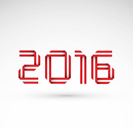 2016年紅色色調字體圖片