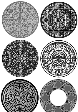 矢量中國傳統紋樣素材設計