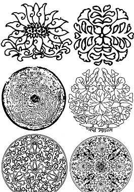 矢量中國傳統(tǒng)紋樣素材設(shè)計免費(fèi)下載