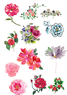 手繪花