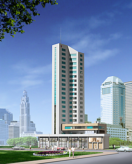 商業(yè)樓景觀設計圖片