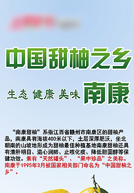 甜柚展板