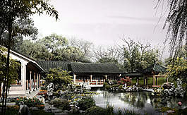 園林古建筑環(huán)境設(shè)計(jì)圖片